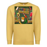 Antique Gold hispanic heritage seamless pattern Premium Sweatshirt - BundleAndBundleShop