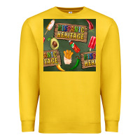 Lemon hispanic heritage seamless pattern Premium Sweatshirt - BundleAndBundleShop