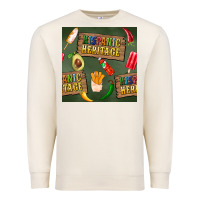 Sandshell hispanic heritage seamless pattern Premium Sweatshirt - BundleAndBundleShop