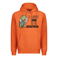 Carrot i love you u r beautiful frog Premium Hoodie - MaliasSmallBusiness