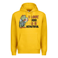 Lemon i love you u r beautiful frog Premium Hoodie - MaliasSmallBusiness
