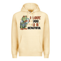Pina Colada i love you u r beautiful frog Premium Hoodie - MaliasSmallBusiness