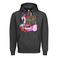 Charcoal Heather sweet summer time Zipper Hoodie - SublimationCraftShop