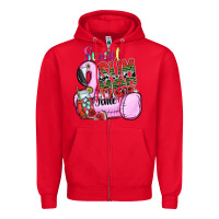 Red sweet summer time Zipper Hoodie - SublimationCraftShop