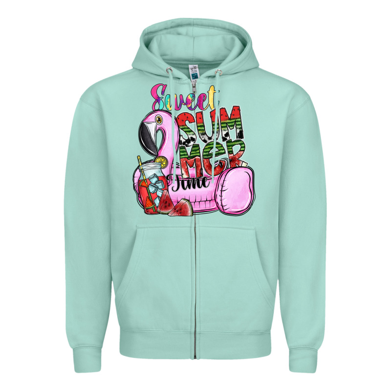 Sweet Summer Time Zipper Hoodie by SublimationCraftShop | Teevron
