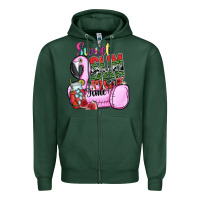 Sports Green sweet summer time Zipper Hoodie - SublimationCraftShop