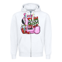 White sweet summer time Zipper Hoodie - SublimationCraftShop