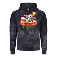 Cloud Black tis the season sports truck christmas Vintage Hoodie - AdoDesignShop