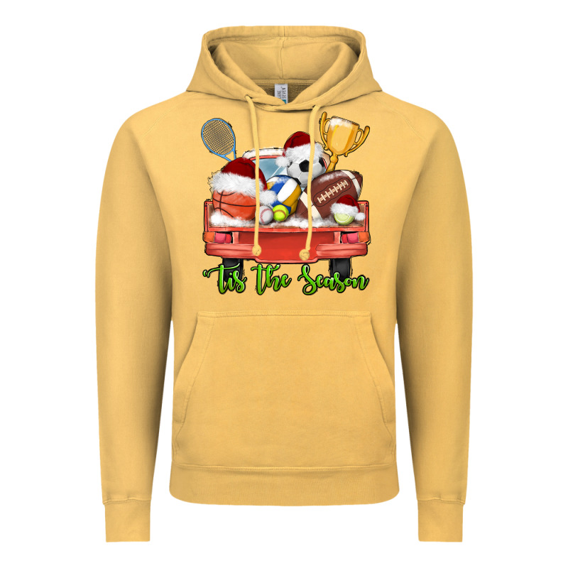 Tis The Season Sports Truck Christmas Vintage Hoodie by AdoDesignShop | Teevron