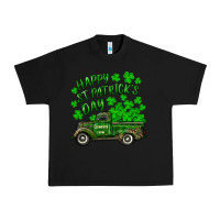 Black happy st. patricks day shamrock farm truck Urban Heavy Tee - RanaPortraitStore