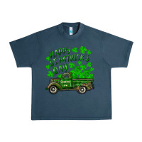Midnight Navy happy st. patricks day shamrock farm truck Urban Heavy Tee - RanaPortraitStore