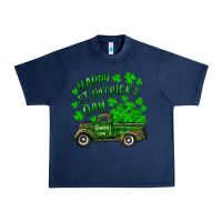 Navy happy st. patricks day shamrock farm truck Urban Heavy Tee - RanaPortraitStore