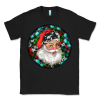 Black Christmas Santa Claus Classic Tee - RanaPortraitStore