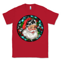 Red Christmas Santa Claus Classic Tee - RanaPortraitStore