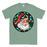 Sage Christmas Santa Claus Classic Tee - RanaPortraitStore