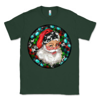 Sports Green Christmas Santa Claus Classic Tee - RanaPortraitStore