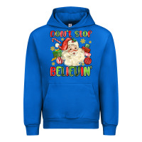 Cobalt don't stop believin' Urban Hoodie - MaliasSmallBusiness
