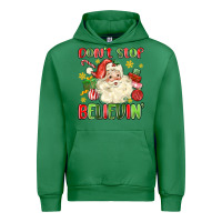 Emerald don't stop believin' Urban Hoodie - MaliasSmallBusiness
