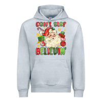 Heather Grey don't stop believin' Urban Hoodie - MaliasSmallBusiness