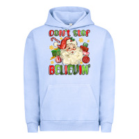 Pigment Grape Ice don't stop believin' Urban Hoodie - MaliasSmallBusiness