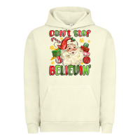 Pigment Pistachio don't stop believin' Urban Hoodie - MaliasSmallBusiness