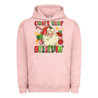 Pigment Salmon don't stop believin' Urban Hoodie - MaliasSmallBusiness