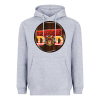 Heather Grey firefighter coasters Heavyweight Hoodie - AdoDesignShop