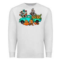 Cactus Pumpkin Truck Fall Premium Sweatshirt | Teevron