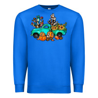 True Royal cactus pumpkin truck fall Premium Sweatshirt - JahusDesignShop