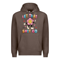 Coffee let that shit go Premium Hoodie - MaliasSmallBusiness