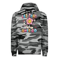 Slate Camo let that shit go Premium Hoodie - MaliasSmallBusiness