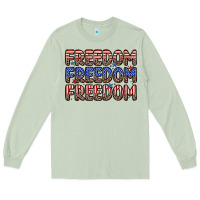 Matcha freedom freedom freedom Long Sleeve Tee - Zillion Design Studio