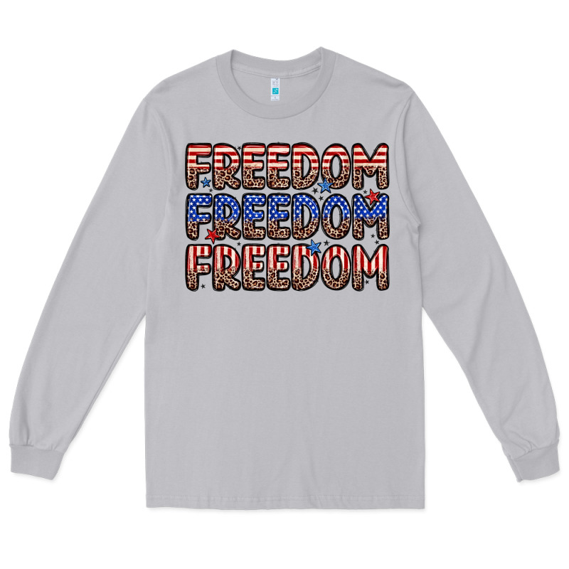 Freedom Freedom Freedom Long Sleeve Tee by Zillion Design Studio | Teevron