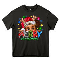 Asphalt Merry Christmas Heavy Core Tee - CowhideDigitalArt