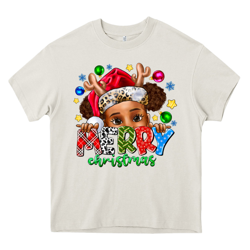 Merry Christmas Heavy Core Tee by CowhideDigitalArt | Teevron