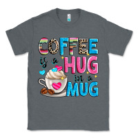 Charcoal Heather coffee is a hug in a Classic Tee - Zillion Design Studio