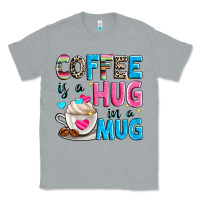Heather Grey coffee is a hug in a Classic Tee - Zillion Design Studio