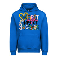 Cobalt my first day of 3rd grade Urban Hoodie - NancyCooperArtShop