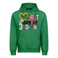 Emerald my first day of 3rd grade Urban Hoodie - NancyCooperArtShop