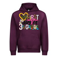 Mauve Wine my first day of 3rd grade Urban Hoodie - NancyCooperArtShop