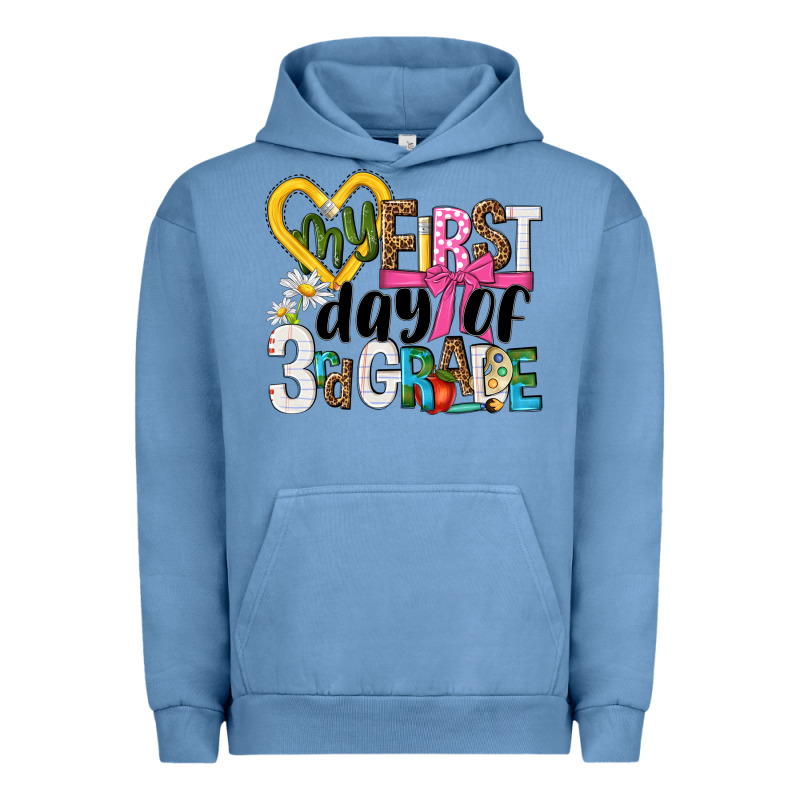 My First Day Of 3rd Grade Urban Hoodie by NancyCooperArtShop | Teevron