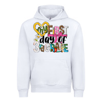 White my first day of 3rd grade Urban Hoodie - NancyCooperArtShop