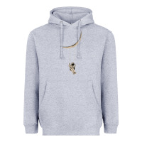 Heather Grey Astronaut Moon Swing Heavyweight Hoodie - Bettercallsaul