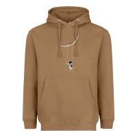 Toasted Coconut Astronaut Moon Swing Heavyweight Hoodie - Bettercallsaul