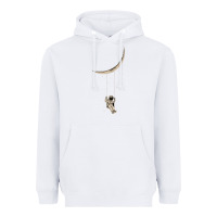 White Astronaut Moon Swing Heavyweight Hoodie - Bettercallsaul