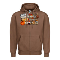 Chestnut wild about pumpkin spice Zipper Hoodie - CowhideDigitalArt