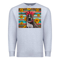 Heather Grey western pitbull Premium Sweatshirt - Artiststas