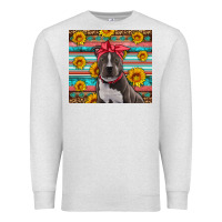 Oatmeal Heather western pitbull Premium Sweatshirt - Artiststas