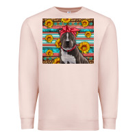 Pale Pink western pitbull Premium Sweatshirt - Artiststas