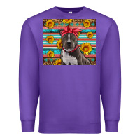 Purple western pitbull Premium Sweatshirt - Artiststas
